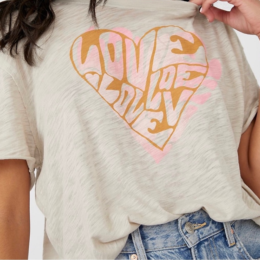 Only M left Free People tee